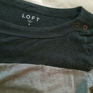 LOFT Gray Sweater Size S EUC